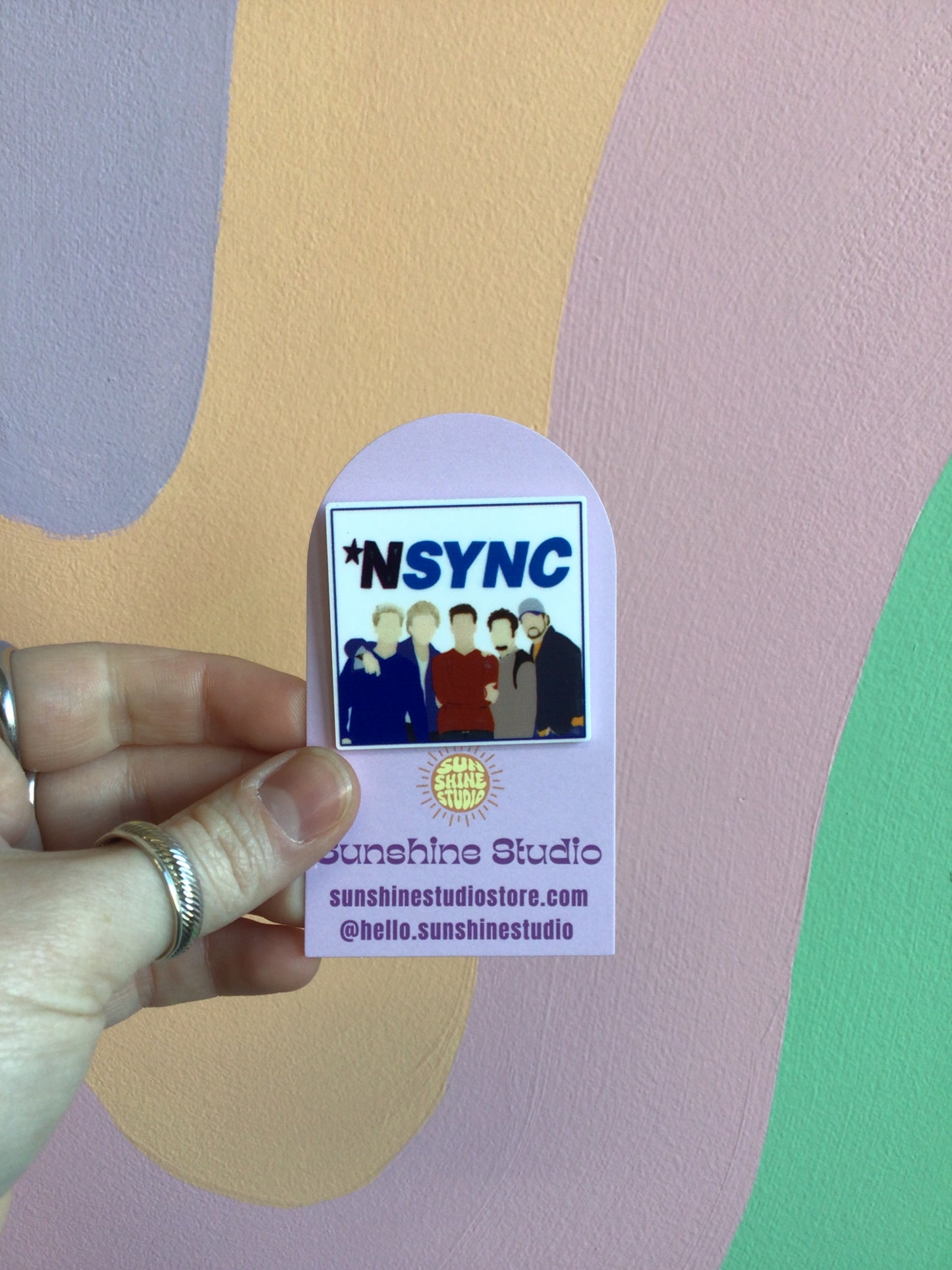 *NSYNC Acrylic Pin