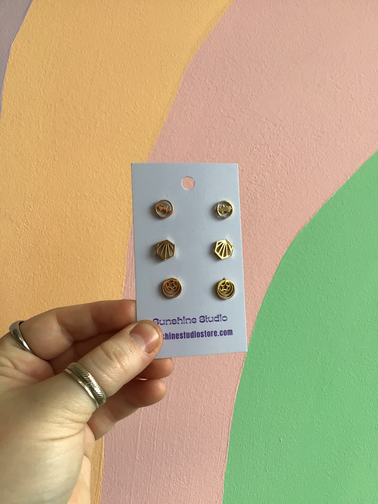 Tiny Stainless Steel Earring Bundle