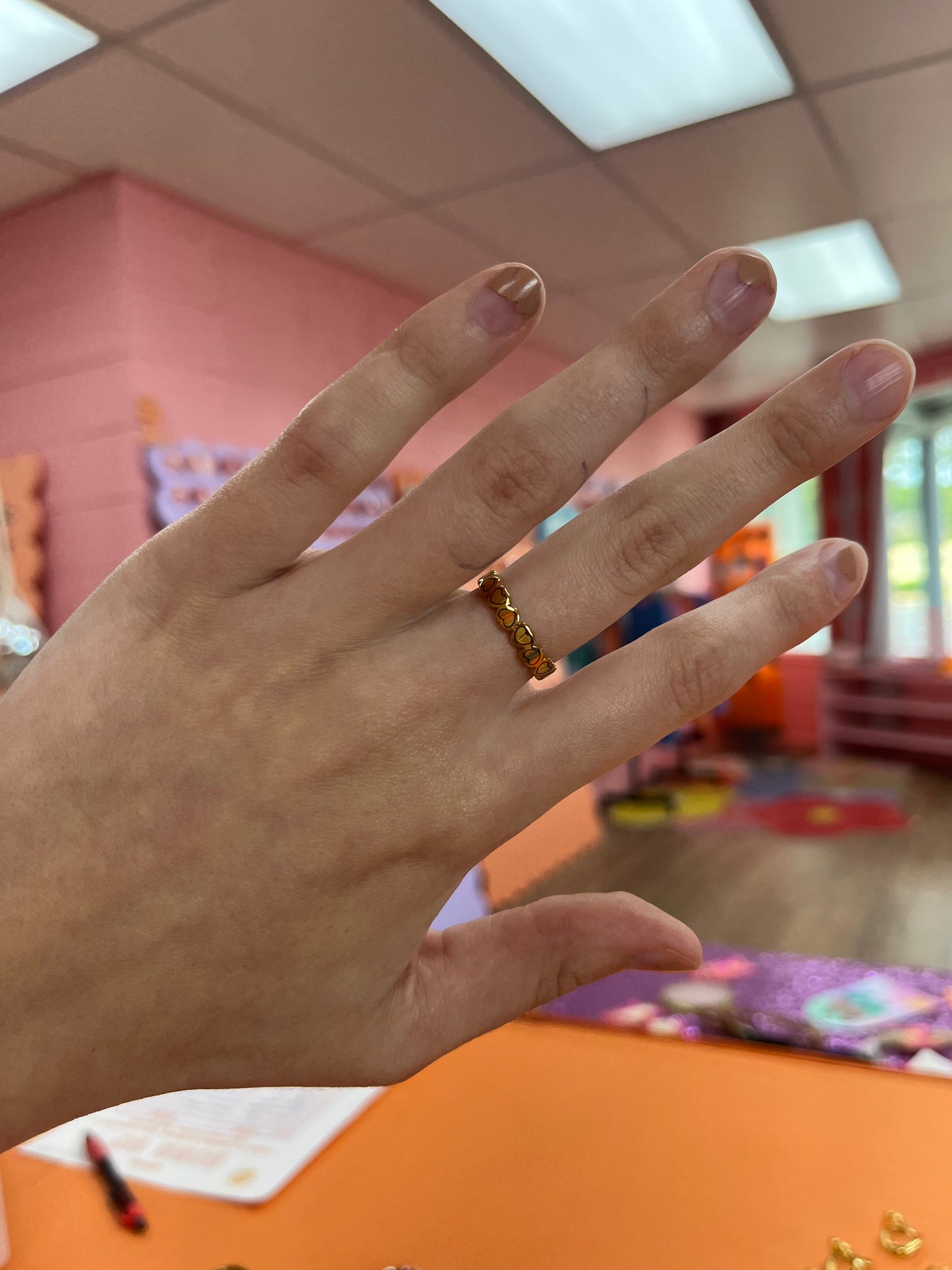 Lovergirl Titanium Ring