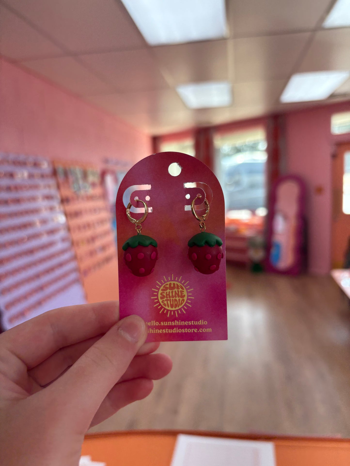 Clay Food Earrings