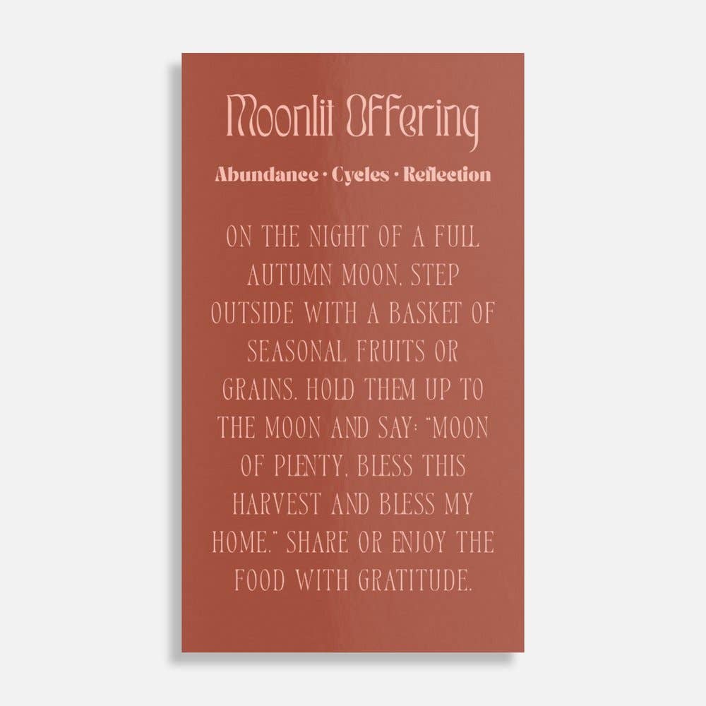 Autumn Spell Cards