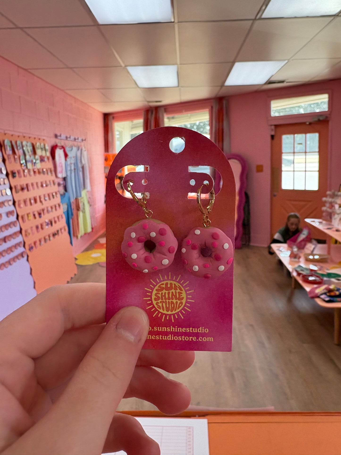 Clay Food Earrings