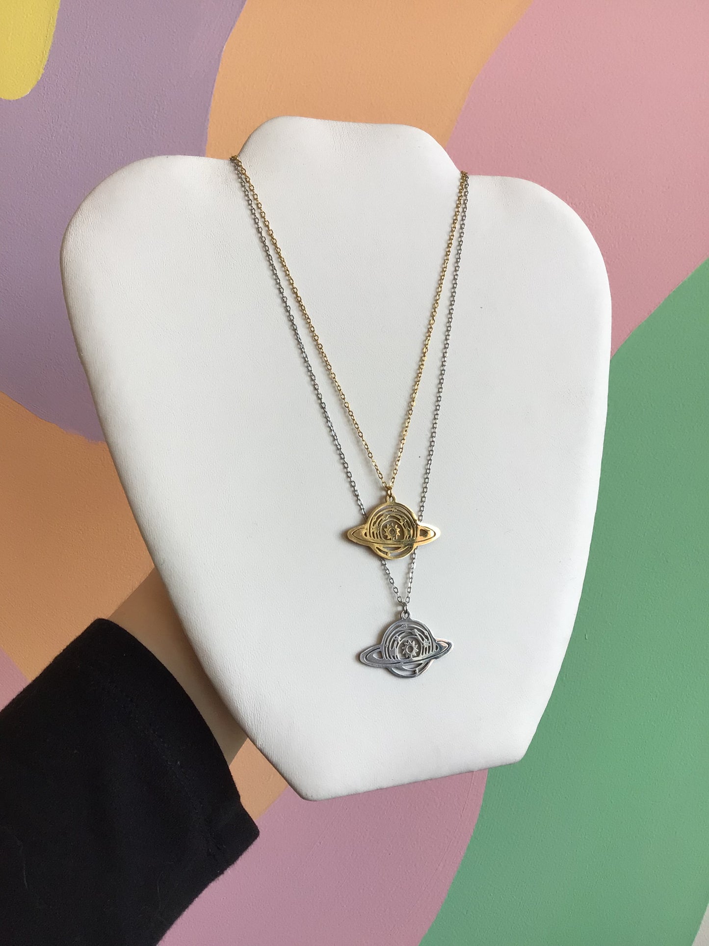 Fancy Planet Stainless Steel Necklace