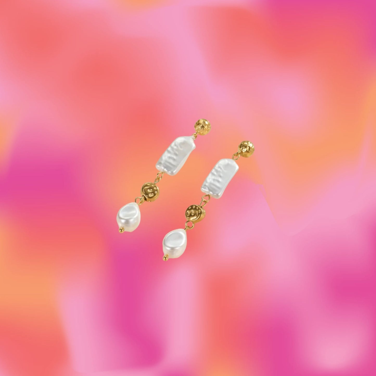 Everyday is a special Occasion Titanium Pearl Earrings