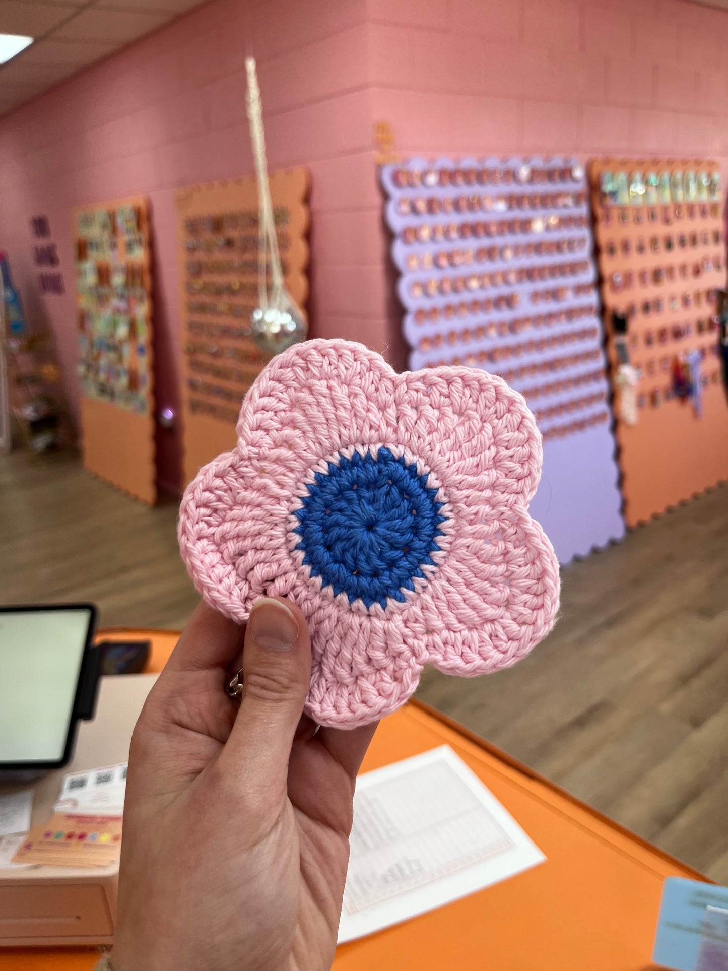 Crochet Daisy Coasters
