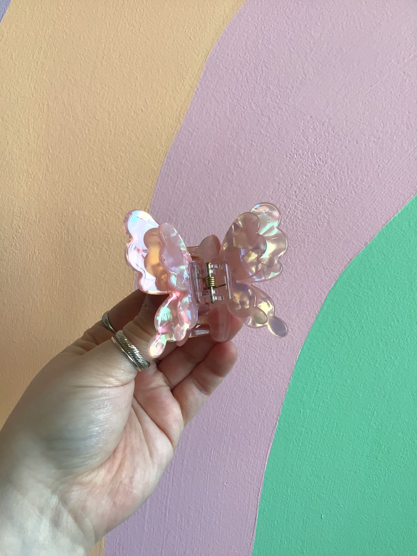 Bubbly Butterfly Hair Claws