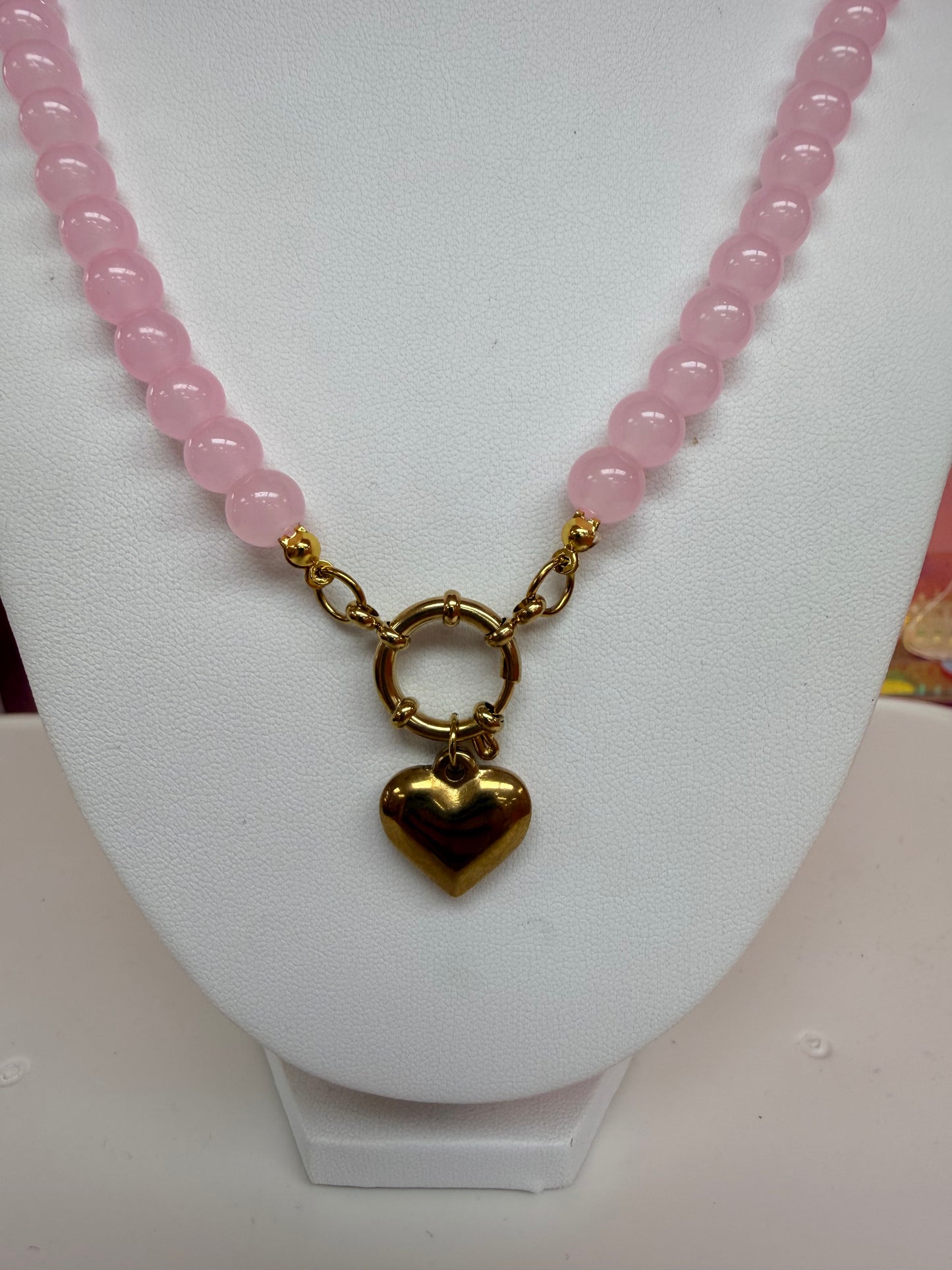 Ariana Titanium Beaded Necklace