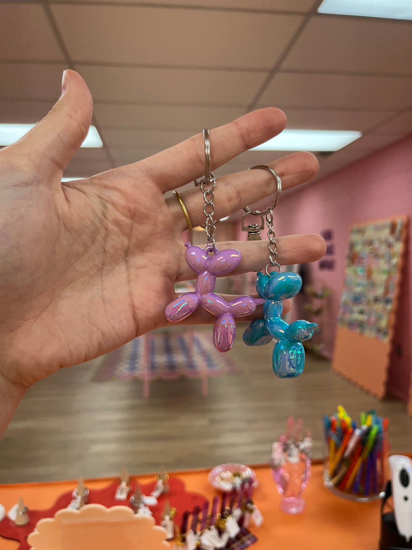 Balloon Animal Statement Keychain