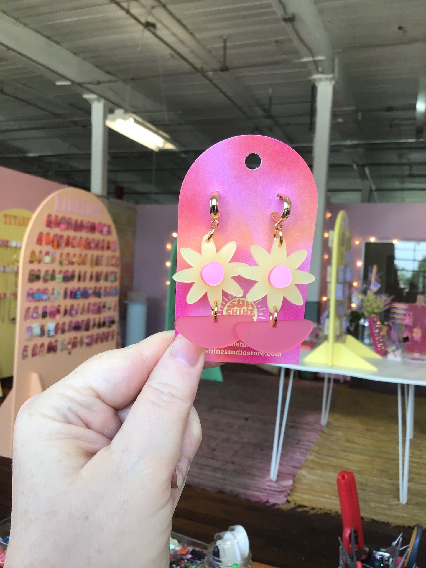 Colorful Flower Charms