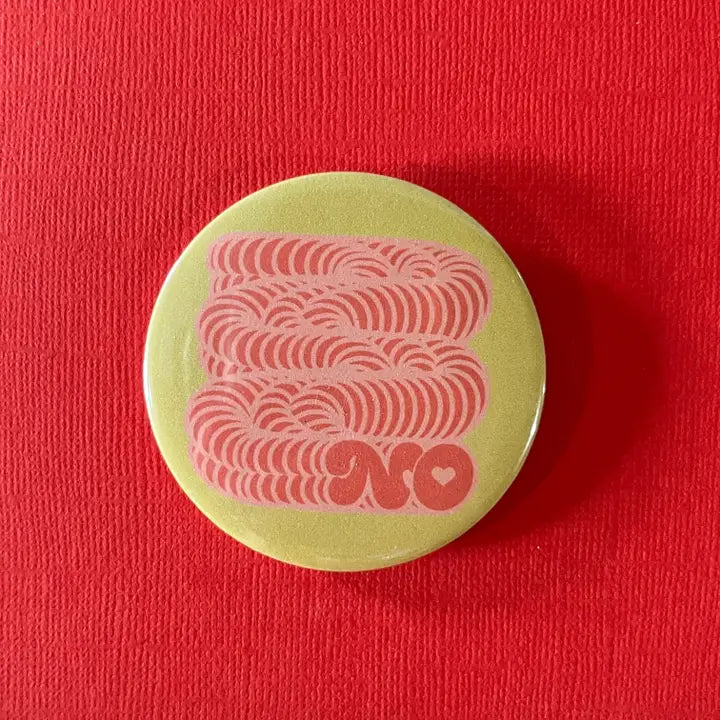 Emphatic "NO" Pinback Button