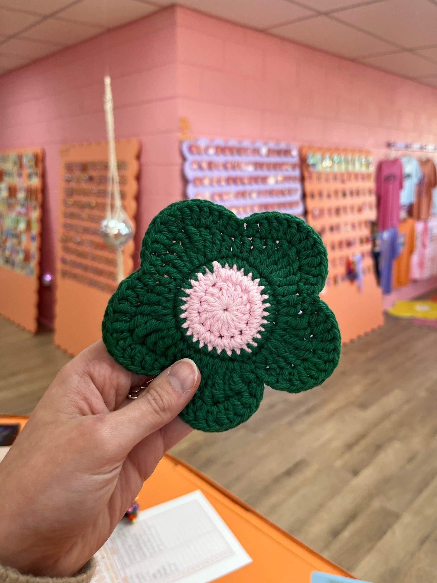 Crochet Daisy Coasters