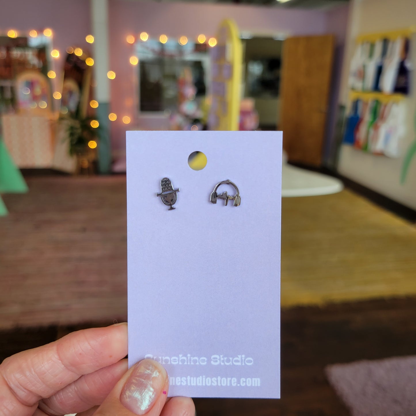 Tiny Headphones and Mic