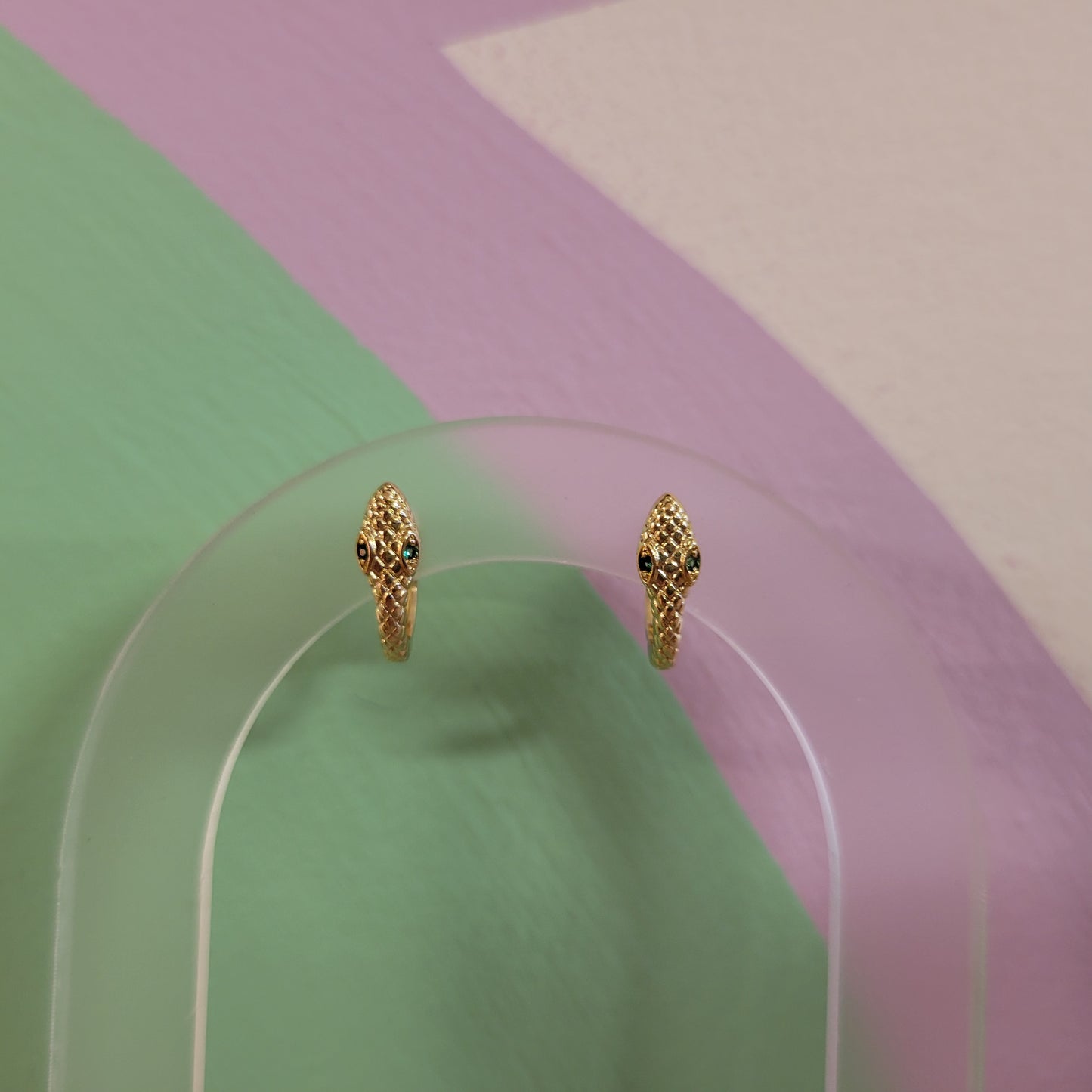 Cutie Small Snake Hoops