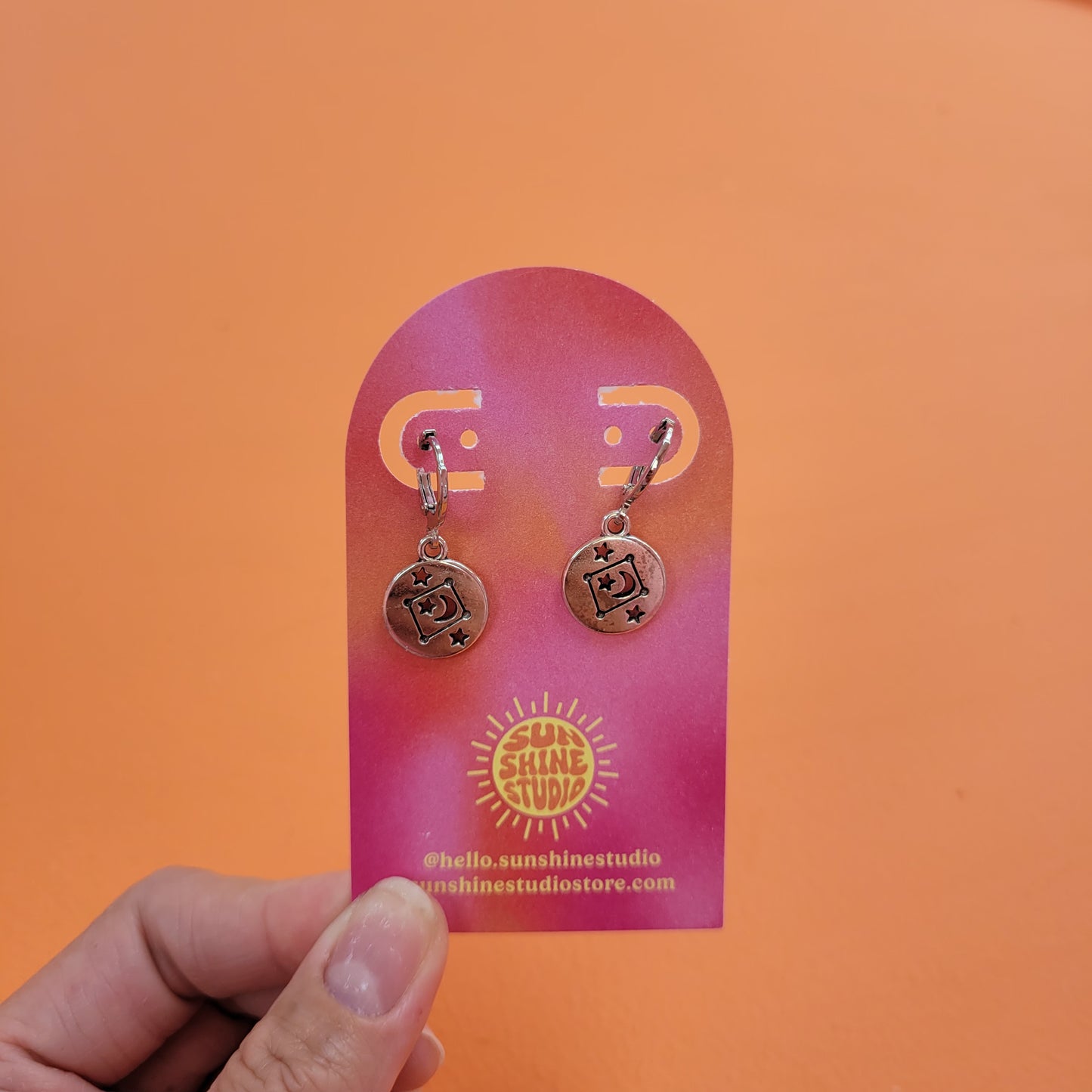 Zodiac Constellation Charm Earrings