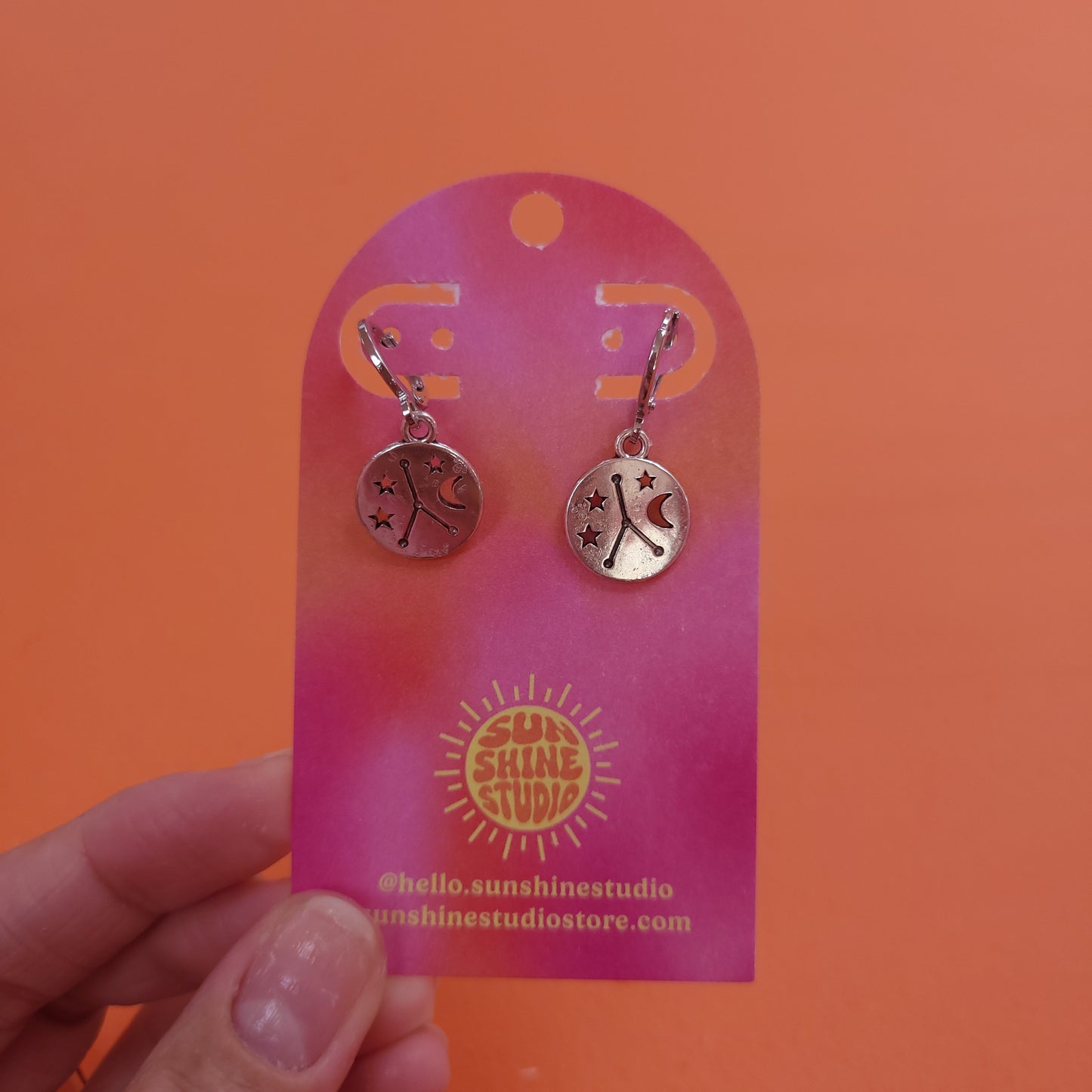 Zodiac Constellation Charm Earrings