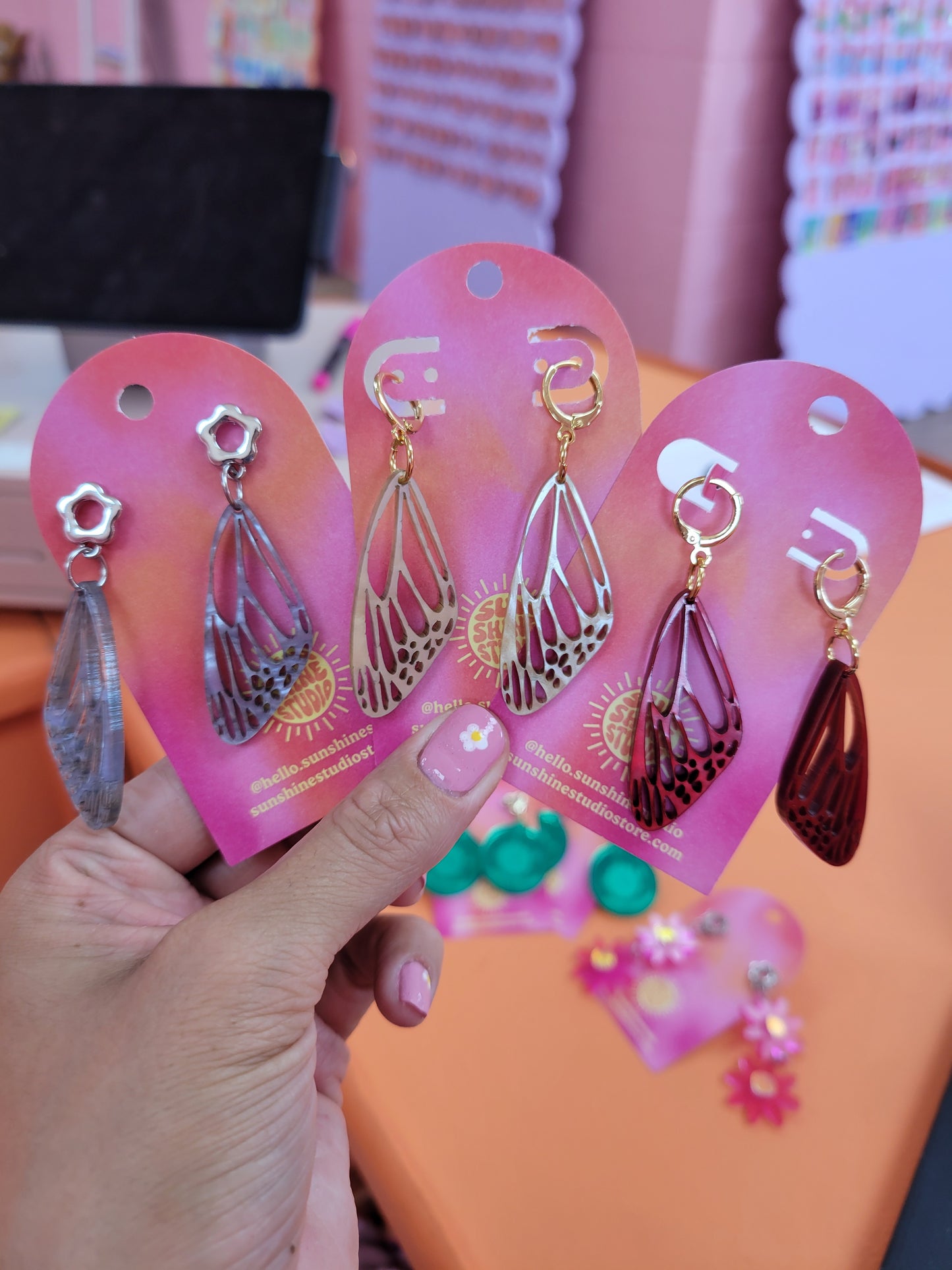 Butterfly Wing Earrings