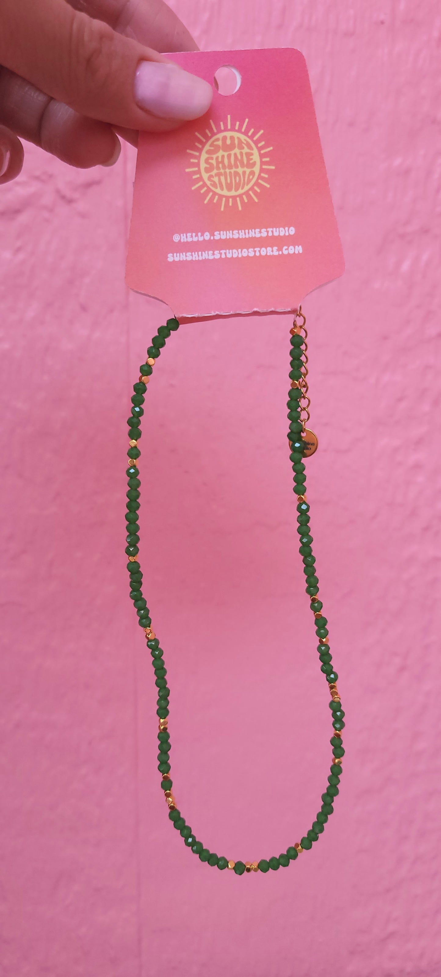 Emerald Isle Beaded Necklace
