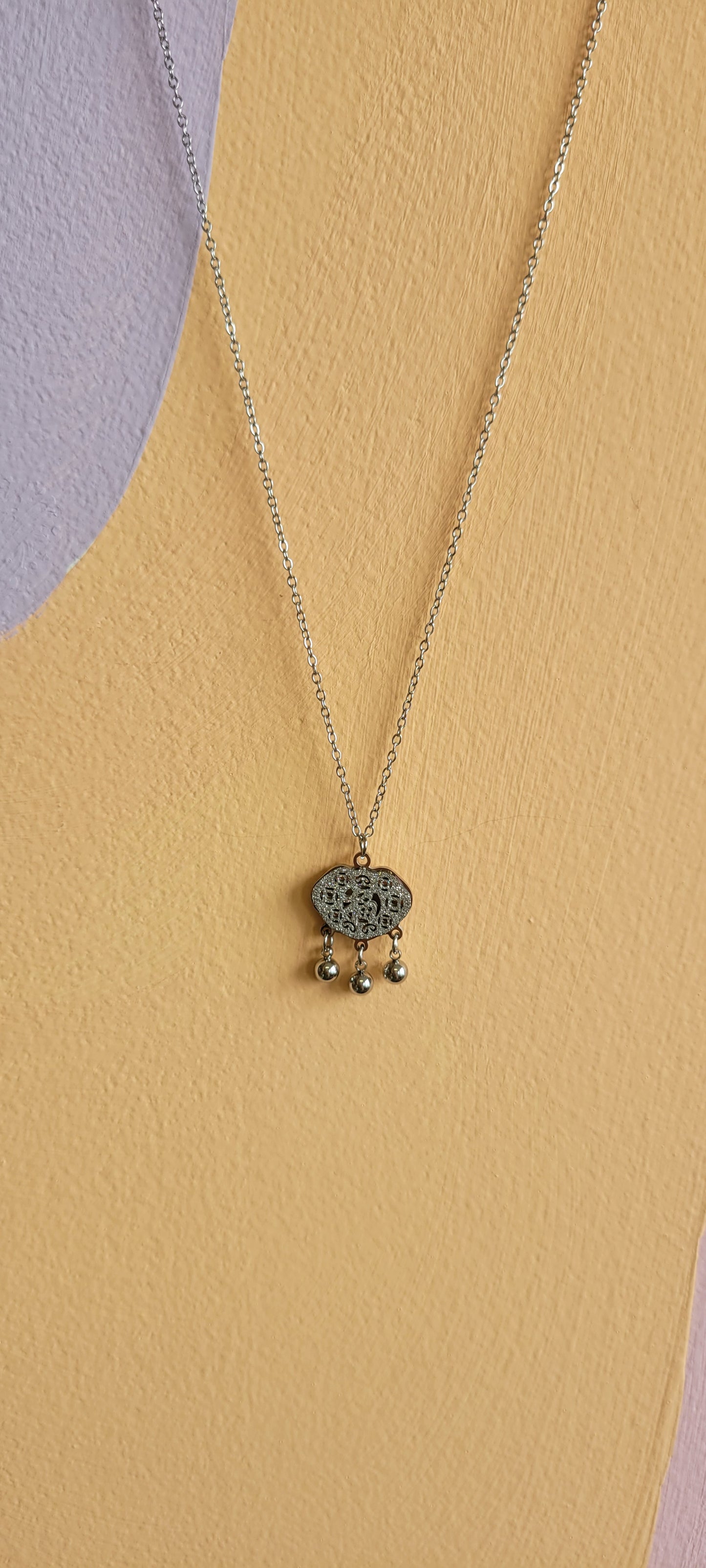 Titanium Dancing Desert Eye Necklace