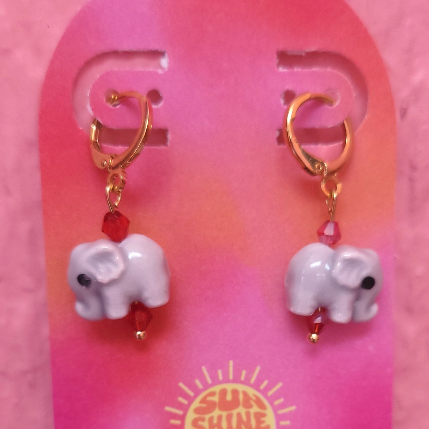 Cutesy AL-ephant Earrings