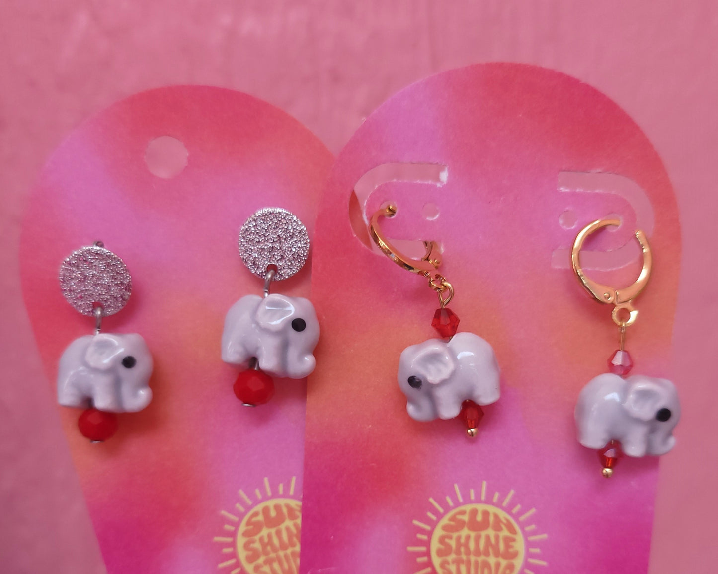 Cutesy AL-ephant Earrings