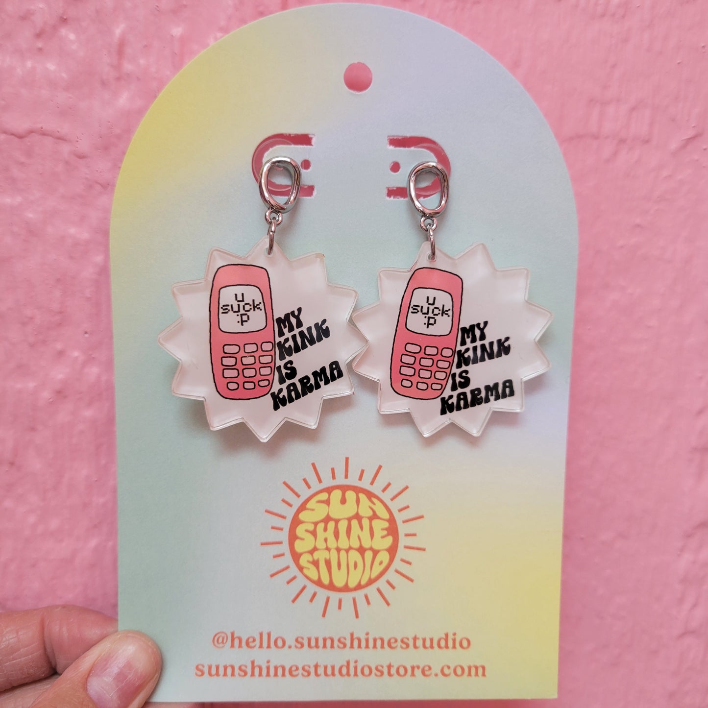 "My Kink is Karma" Earrings