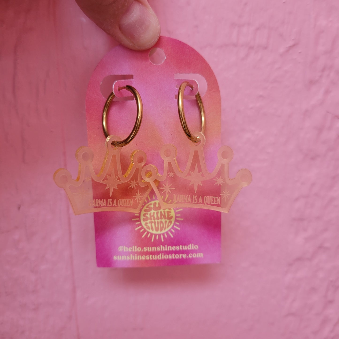 Karma is a Queen Taylor Swift Earrings