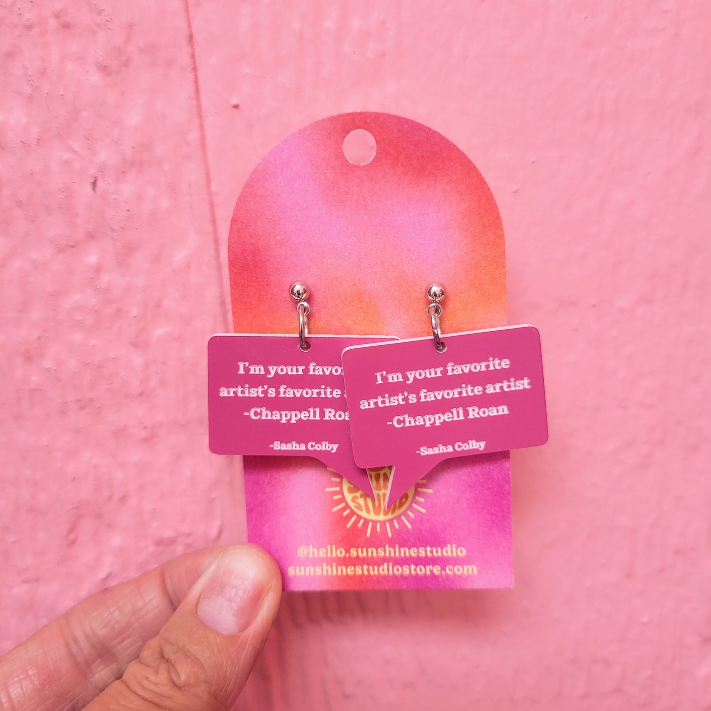 Favorite Artist Chappell Roan Earrings