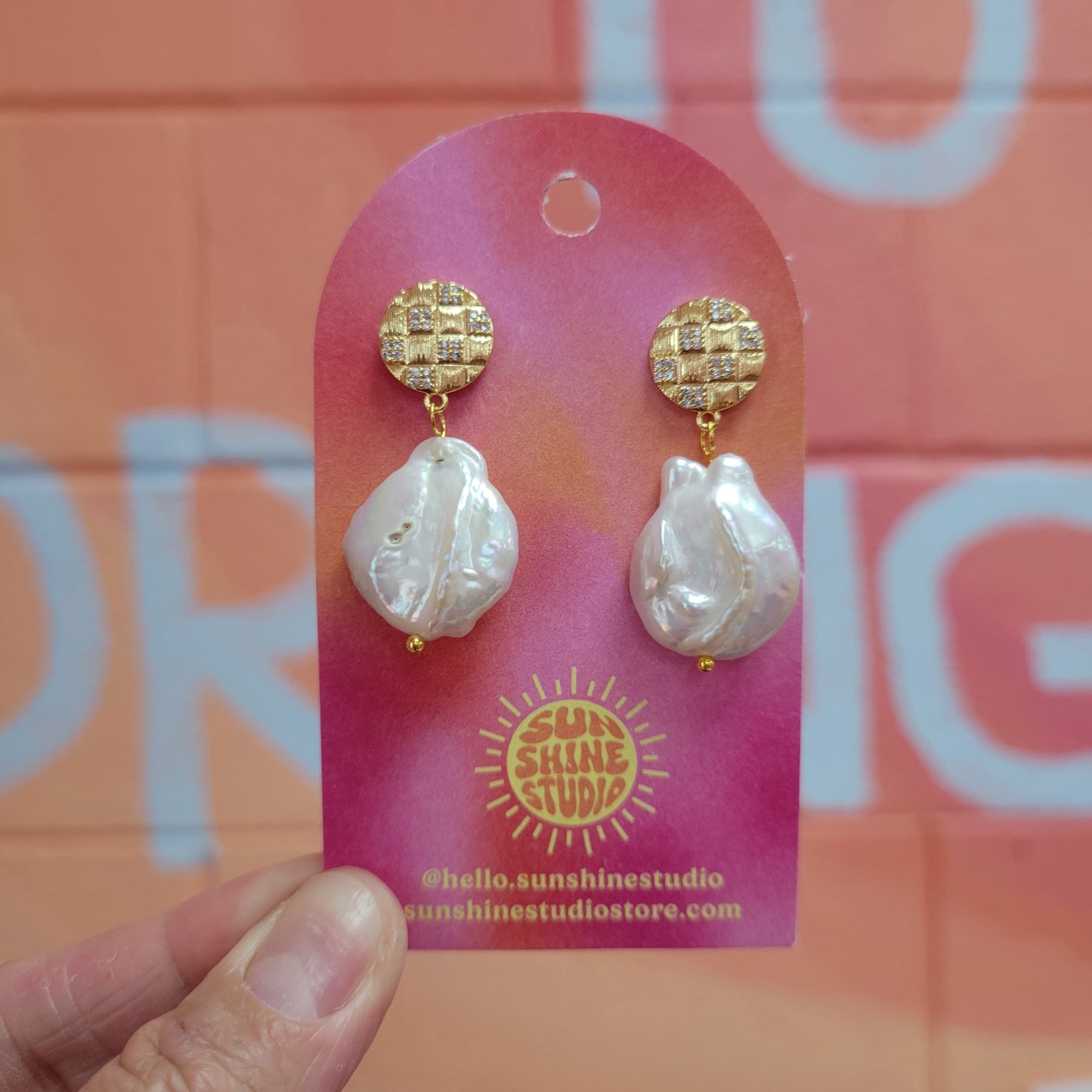 Celestial Pearl Earrings