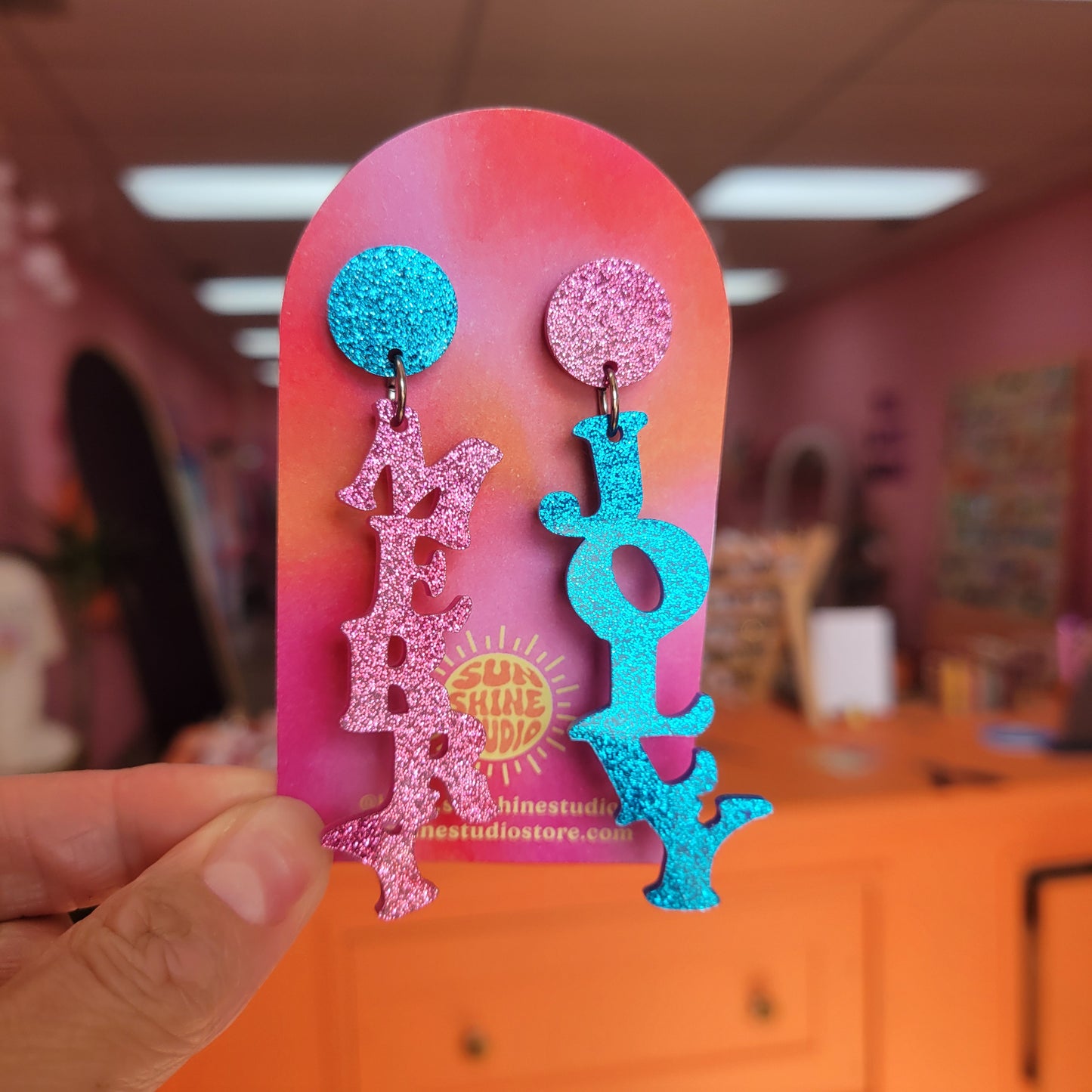 Merry & Jolly Glittering Earrings