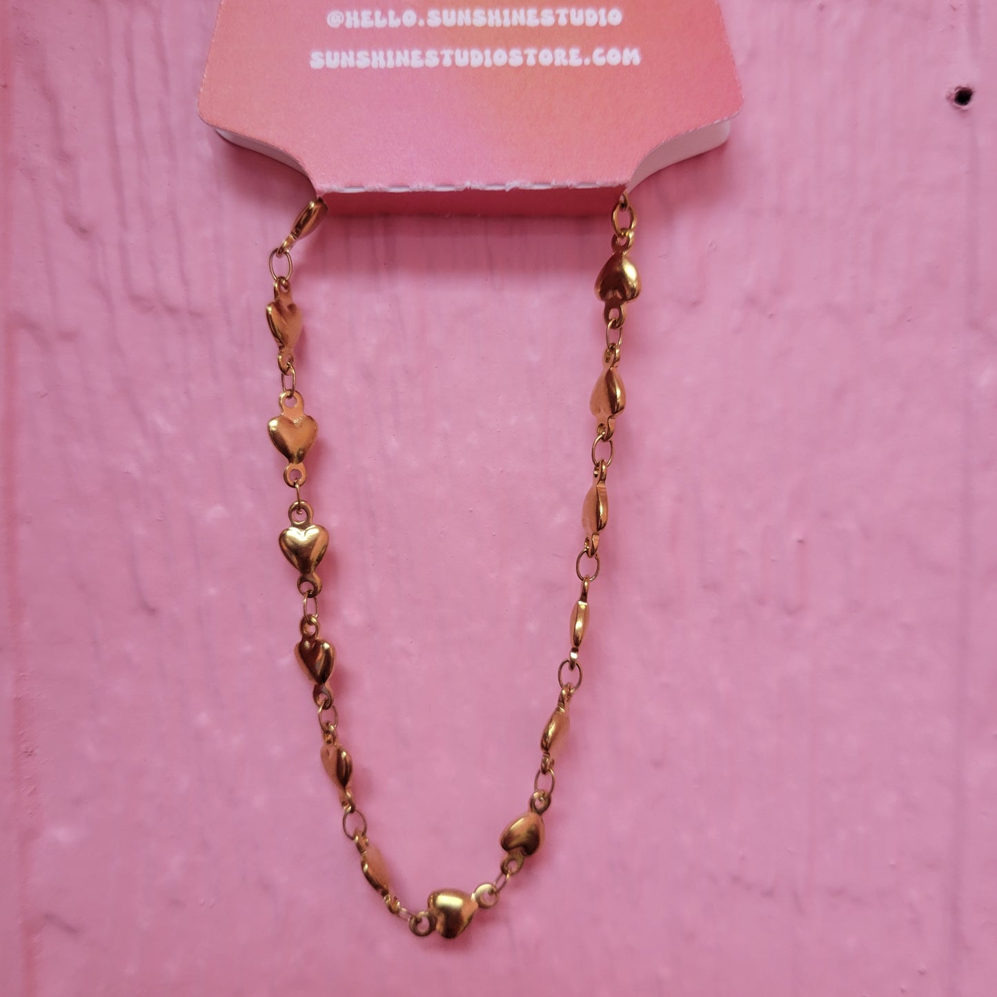 Titanium Heart Chain