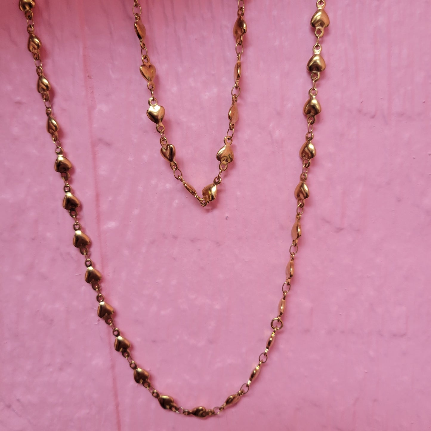 Titanium Heart Chain