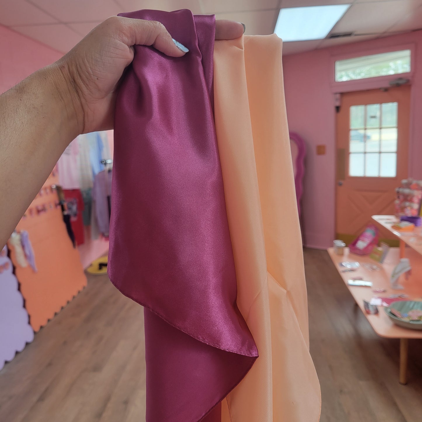 Poly Silk Solid Bandana
