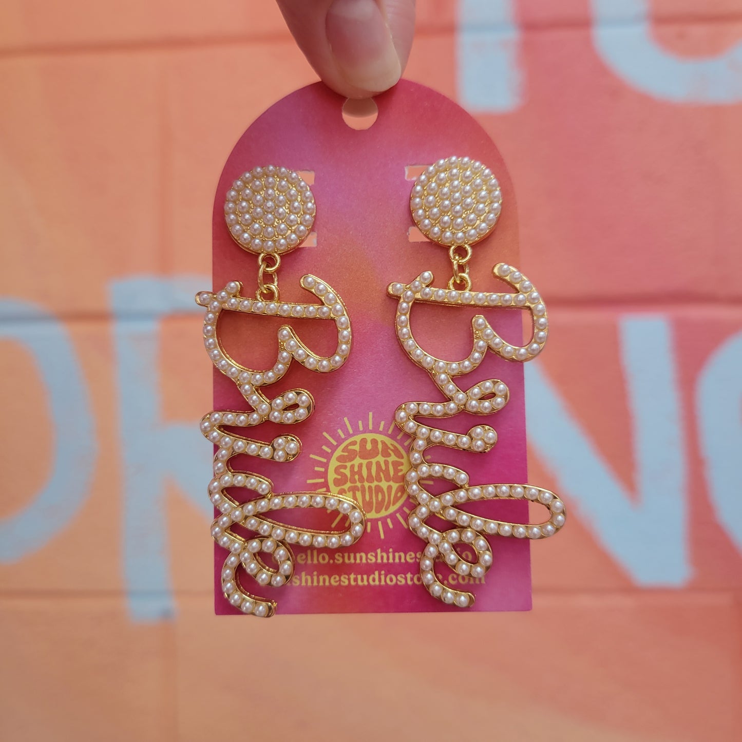 Bride Statement Earrings