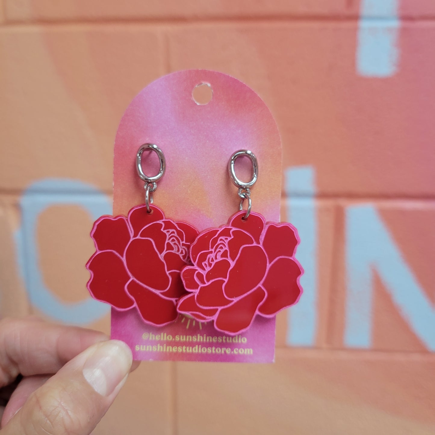 Peony Statement Earrings