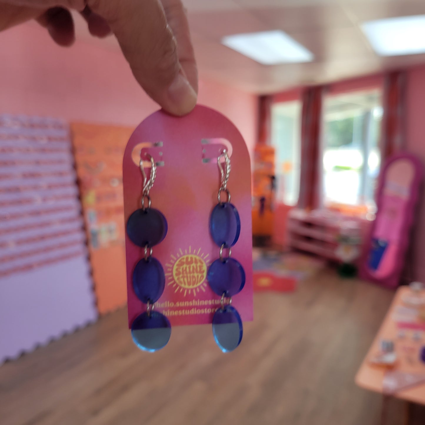 Celebration Confetti Drops - Medium Dangle Earrings