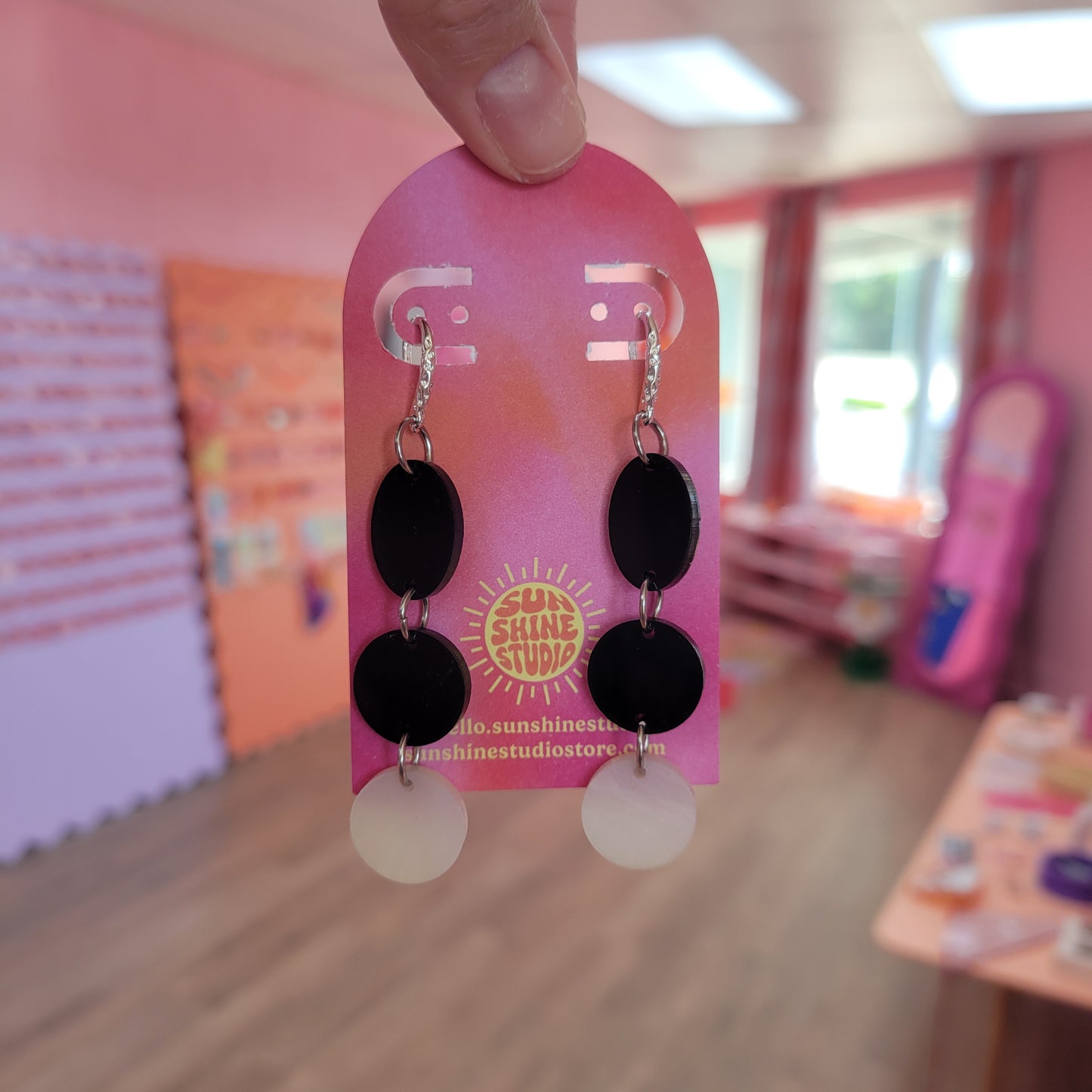 Celebration Confetti Drops - Medium Dangle Earrings