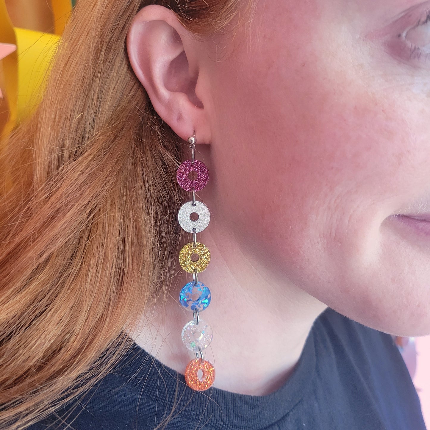 12 Eras, 12 Colors - Taylor Swift Dangle Earrings