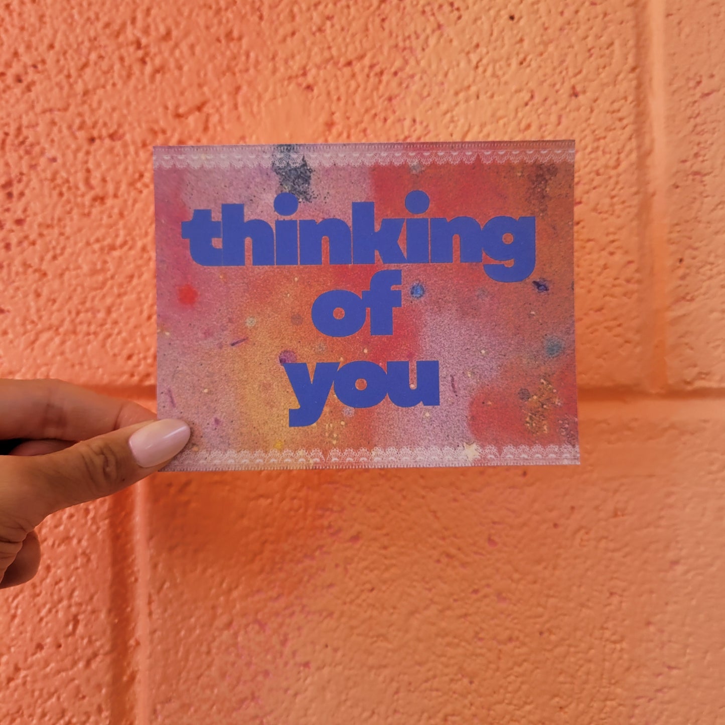 "Thinking of You" - Single Postcard
