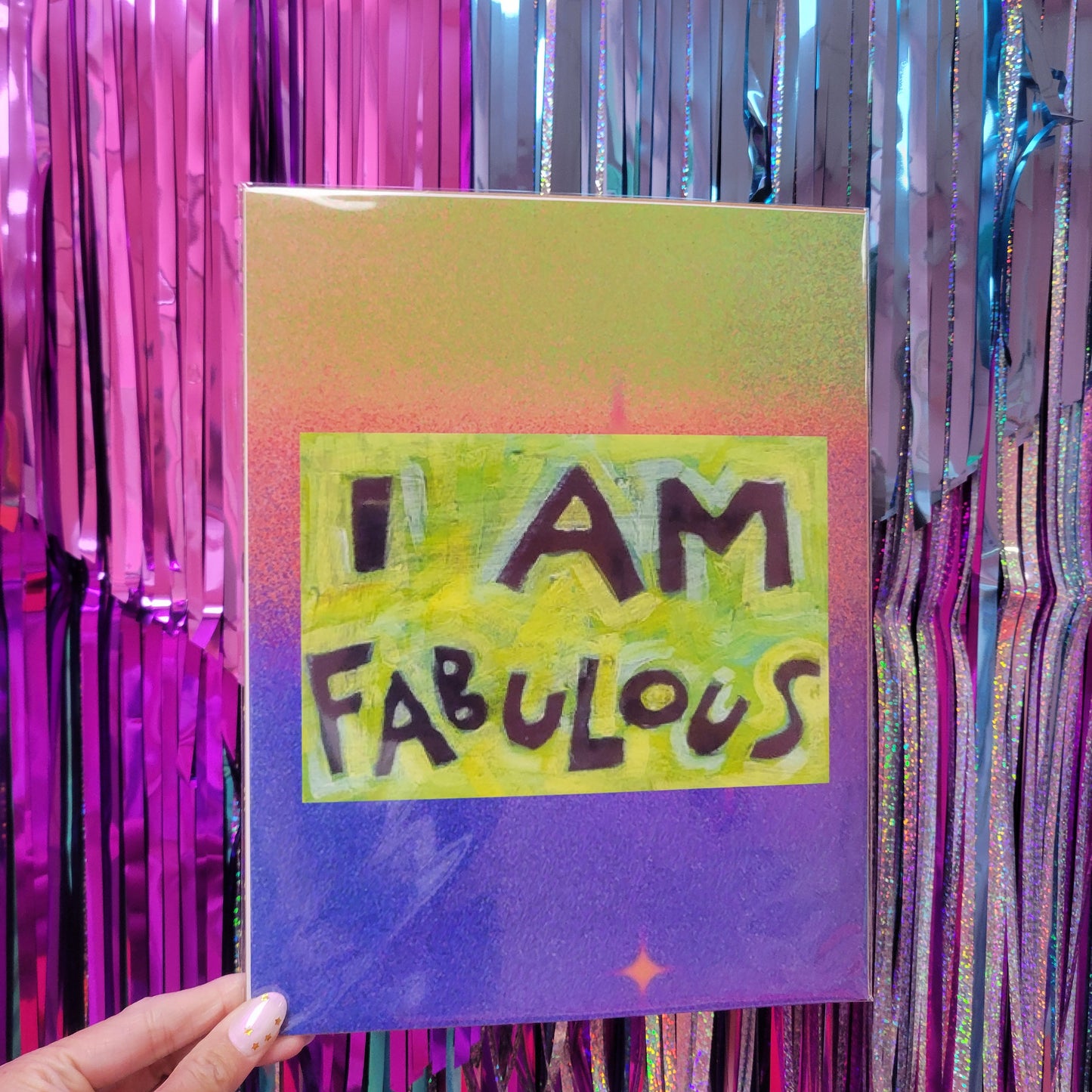 "I am fabulous" - Oopsy Daisy Wall Print