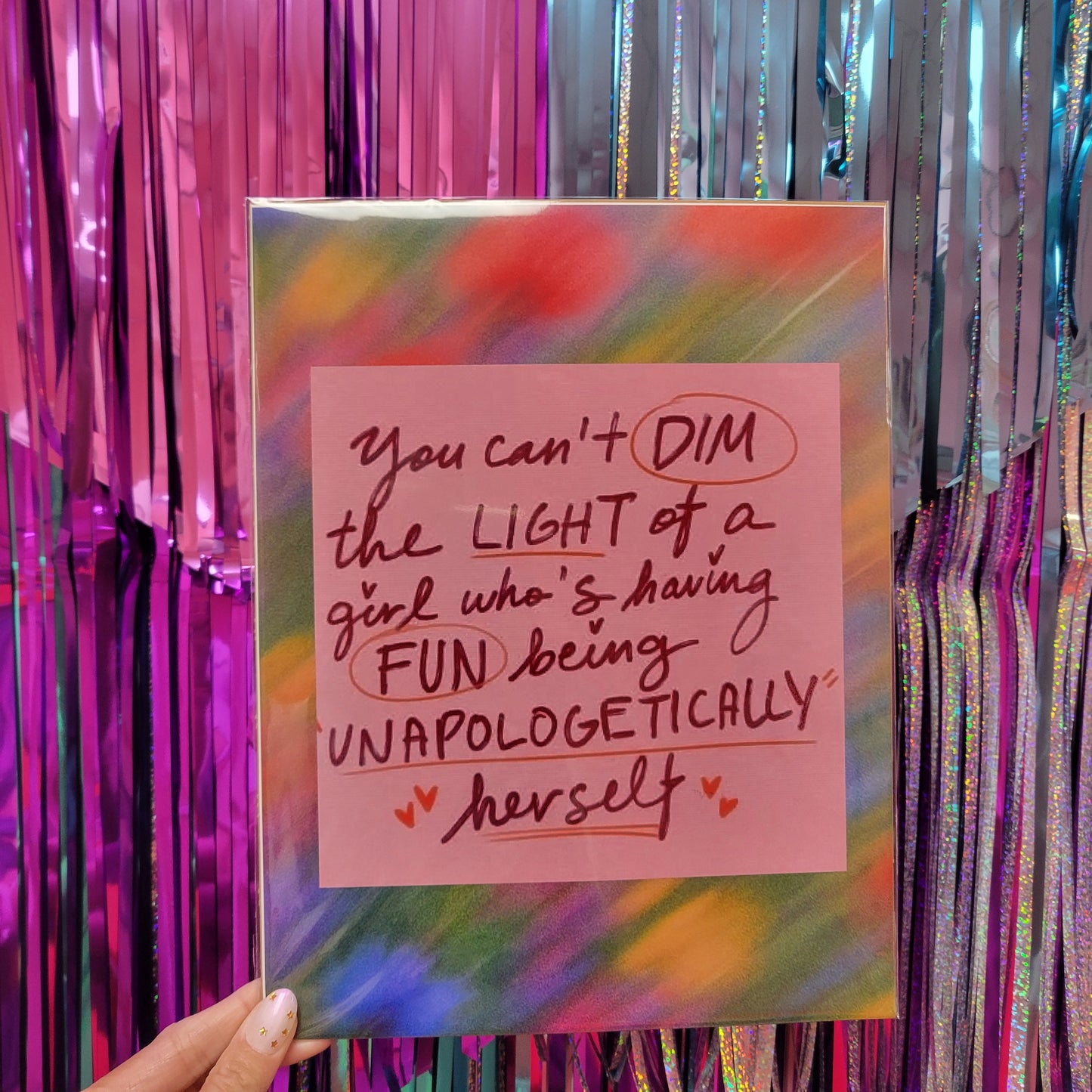 "...unapologetically herself" - Oopsy Daisy Wall Print