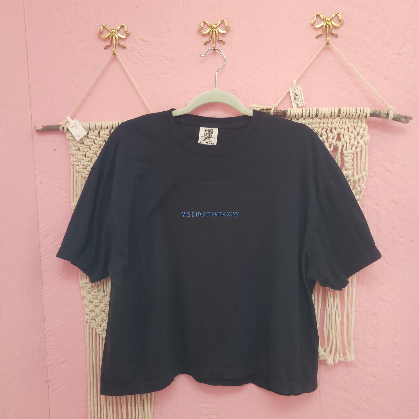 "We didn't even kiss" Heated Rivalry Embroidered Top