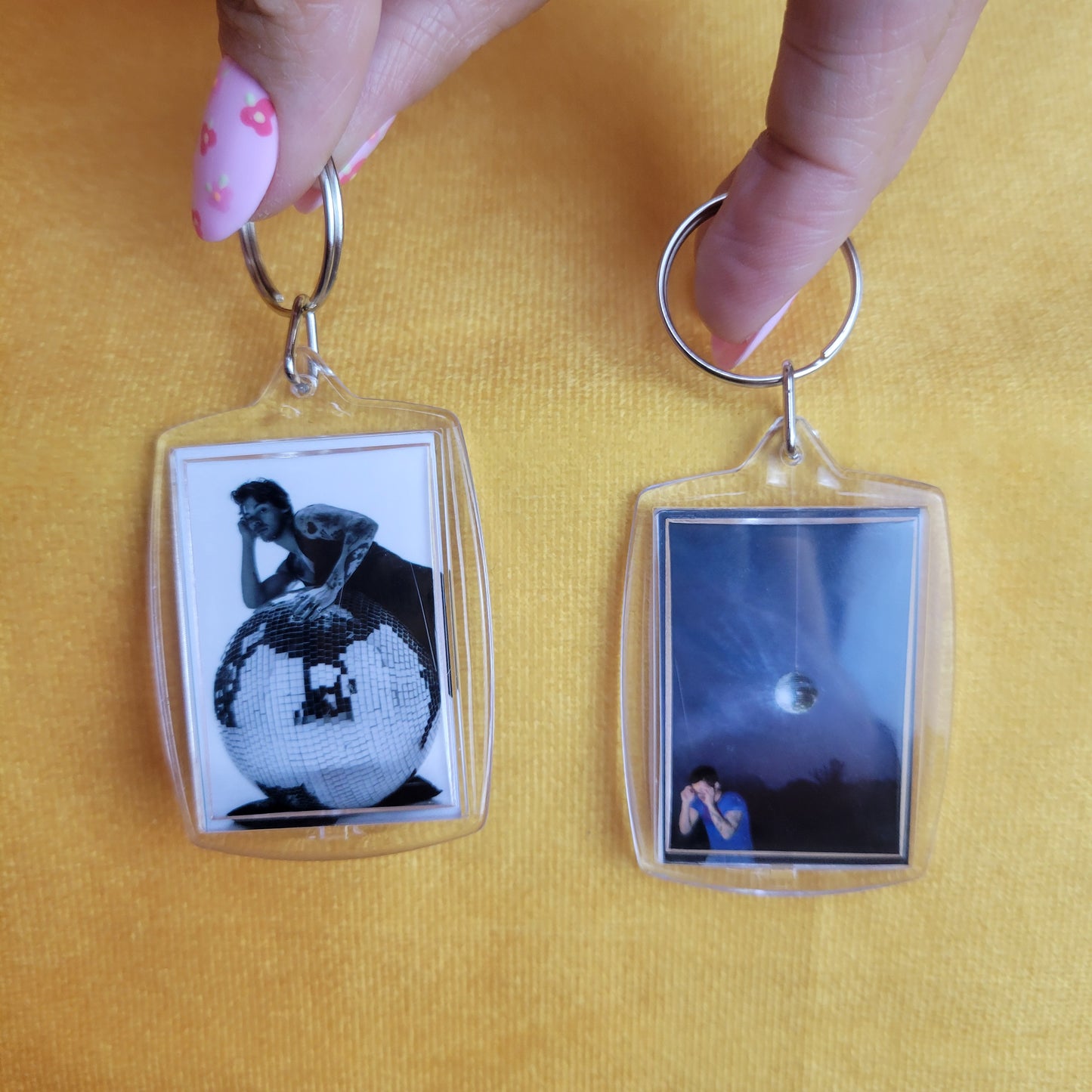 Disco Harry Styles 2-Sided Keychain