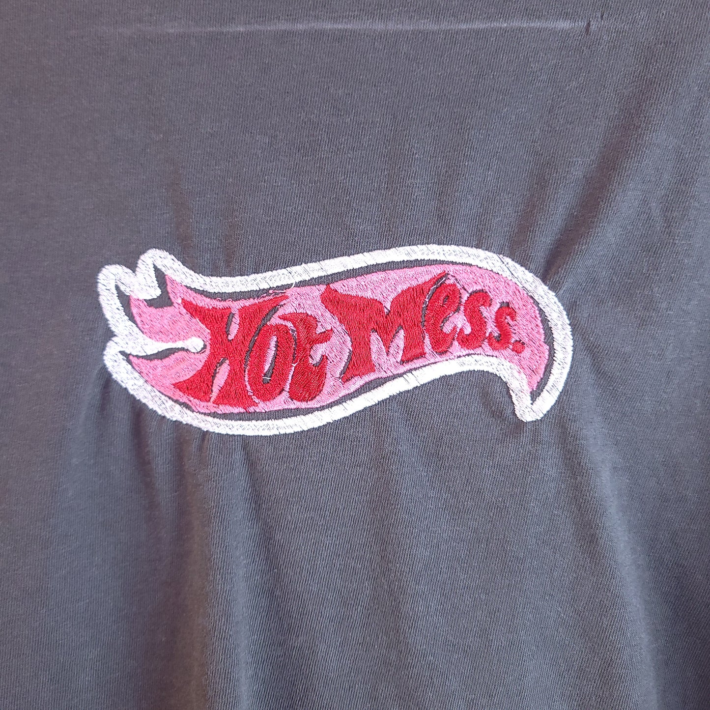 "Hot Mess" Embroiderred tops