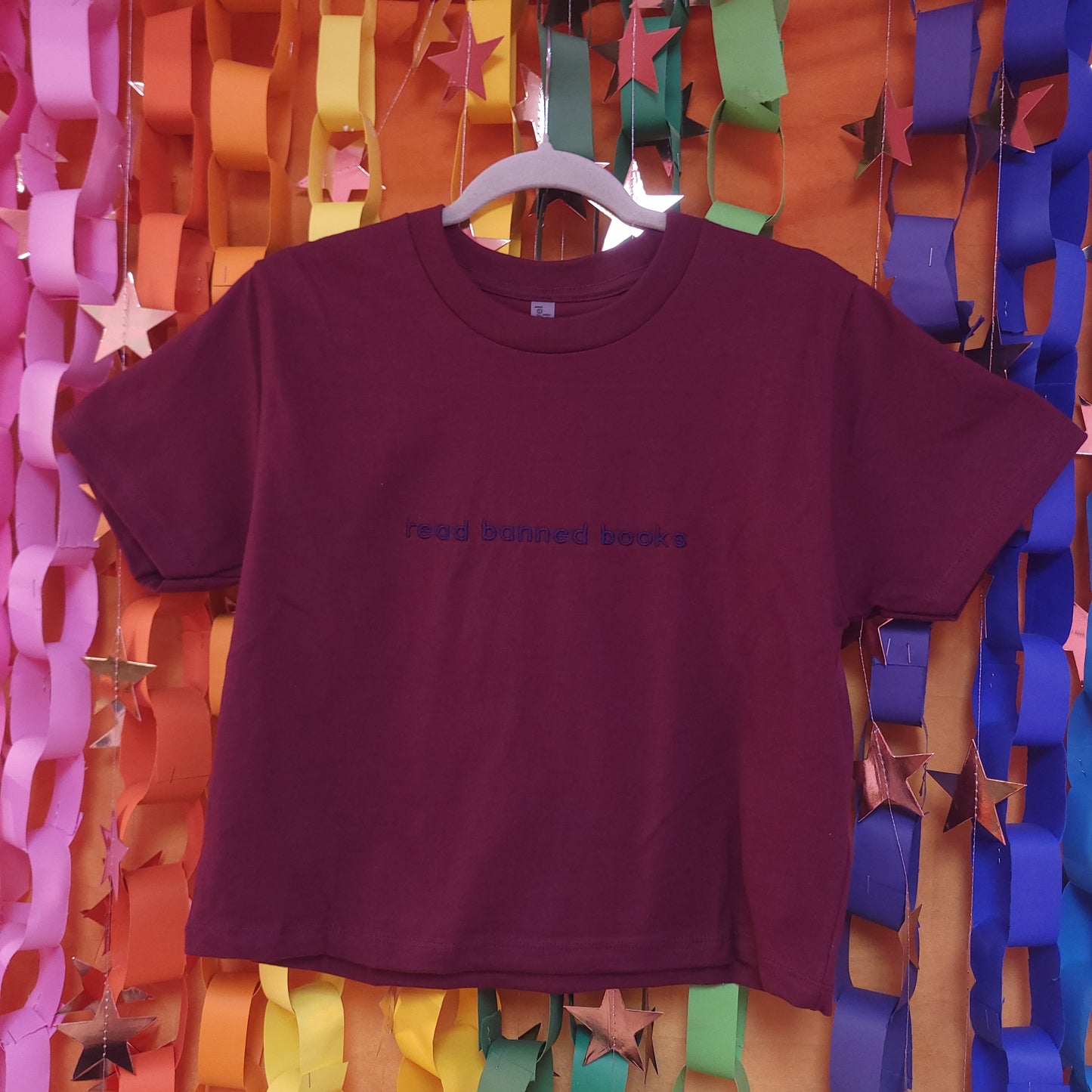 "read banned books" Embroidered Top