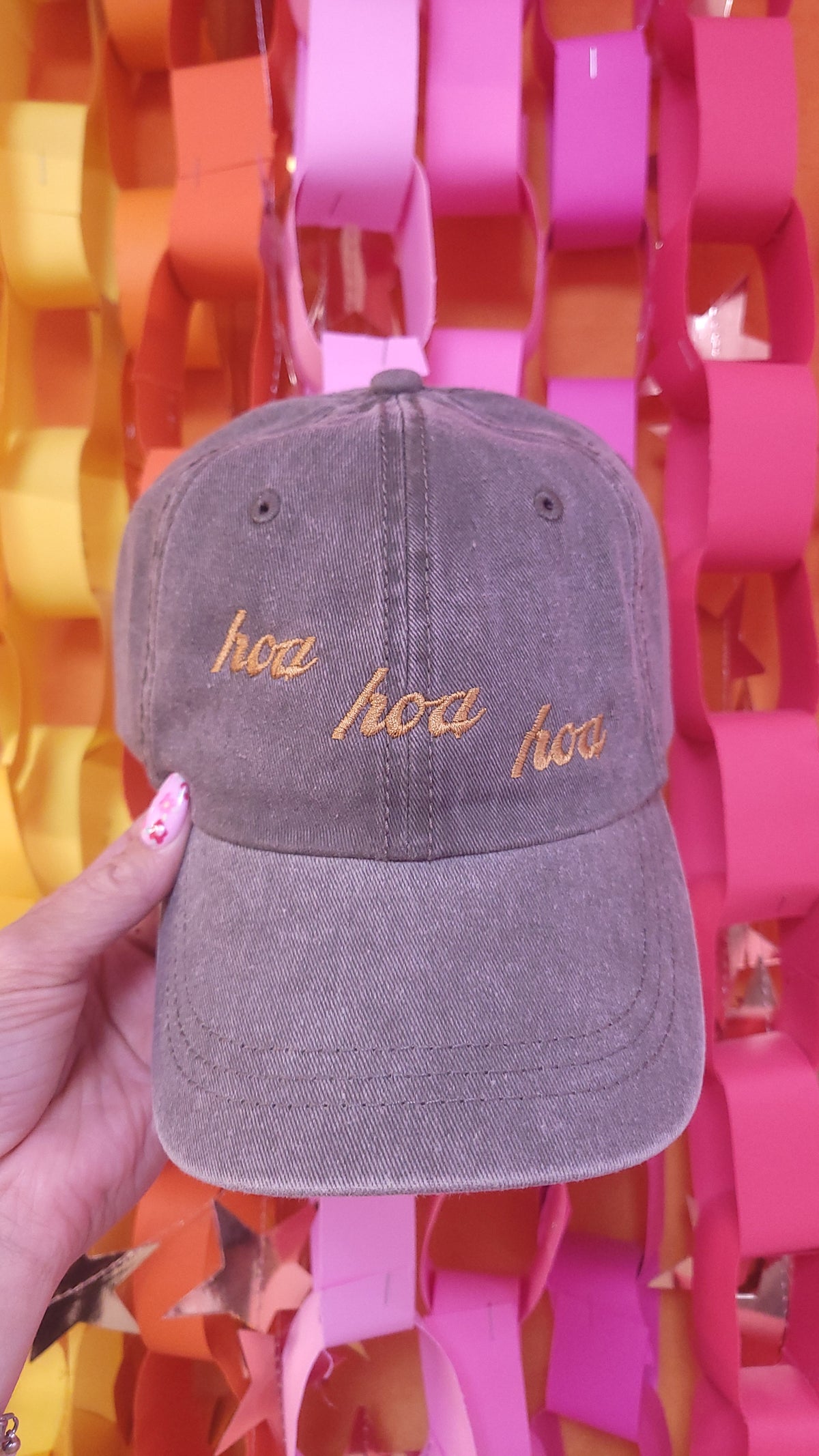 Hoa, Hoa, Hoa Twilight Embroidered Hat