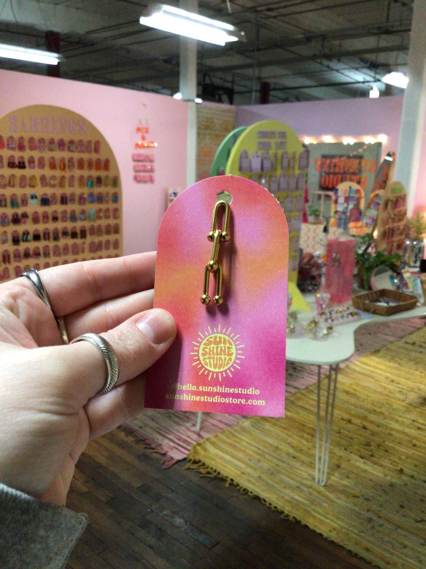 Mix & Match Titanium Charm Earrings