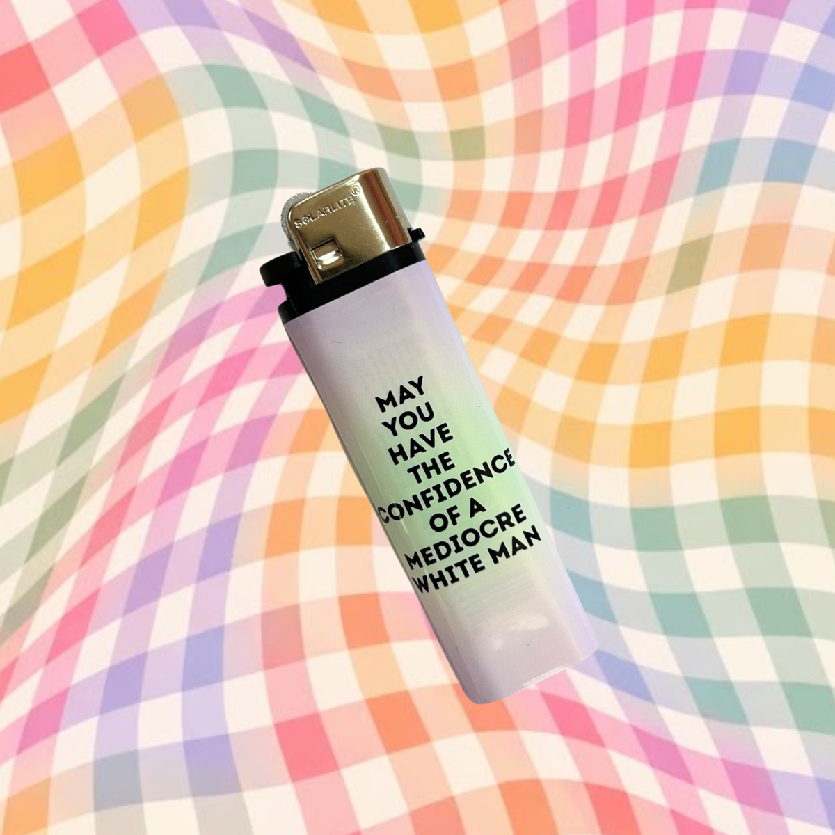 Confidence Of A Mediocre White Man Lighter