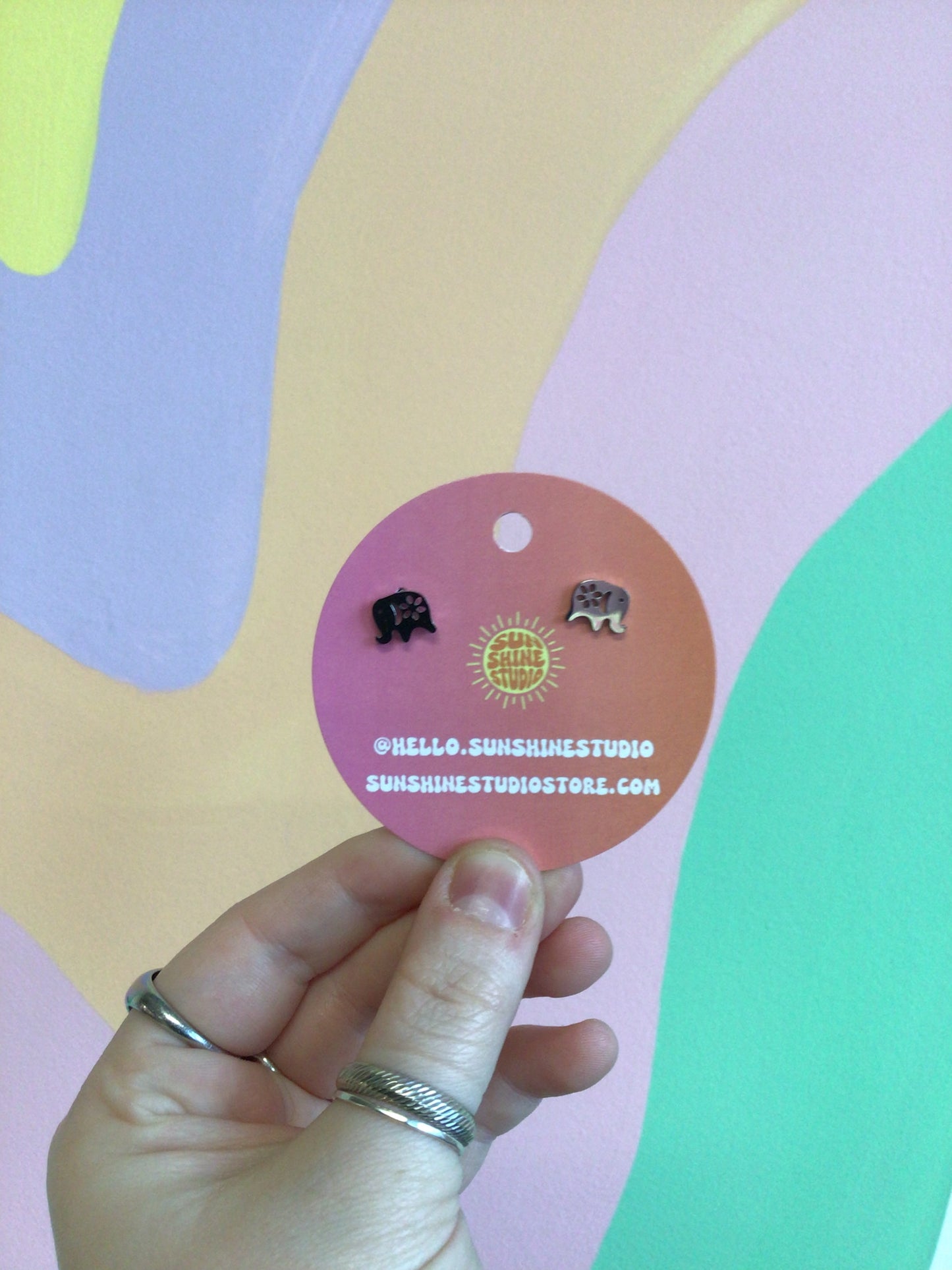 Tiny Painted Elephant