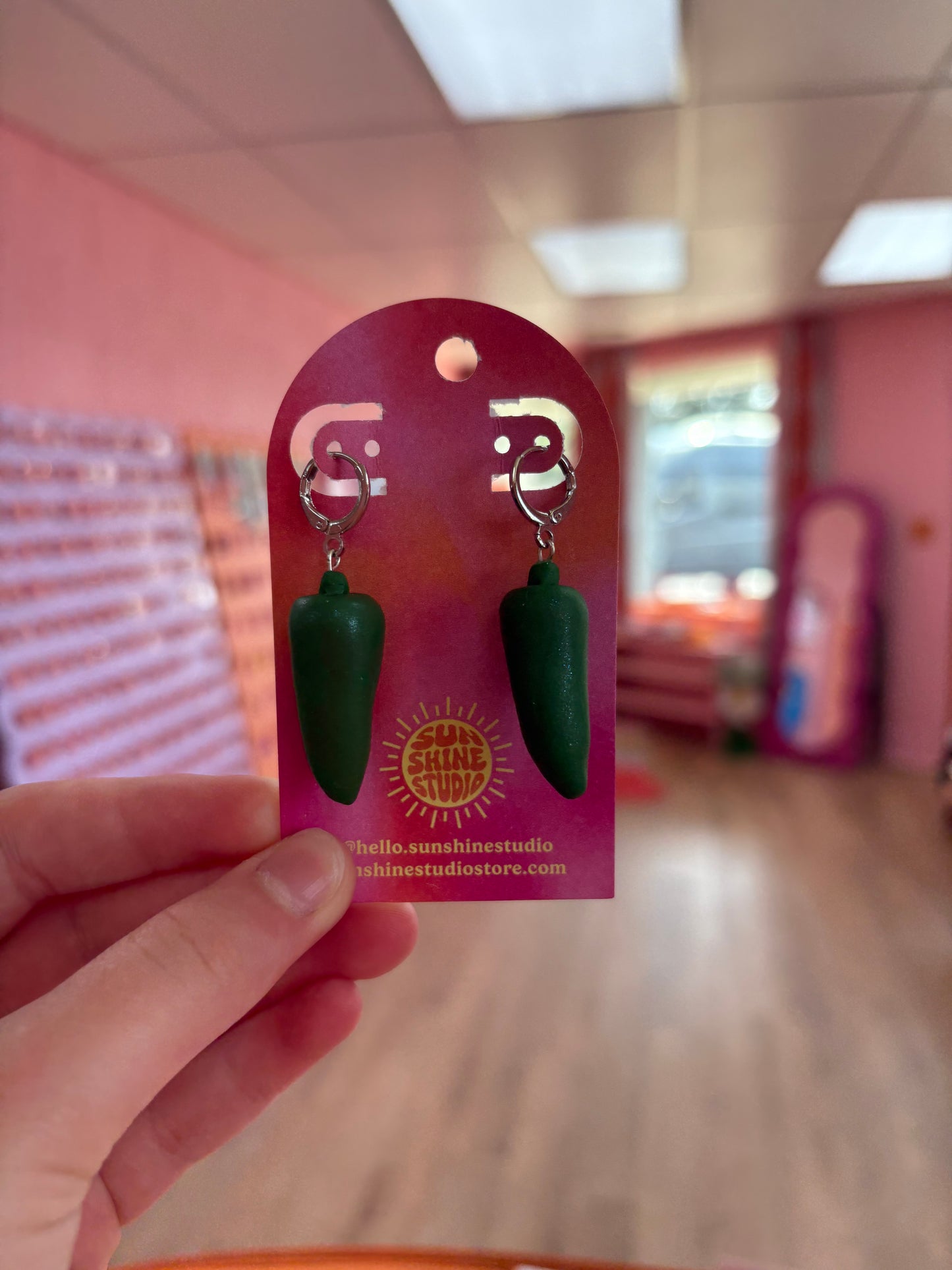 Clay Food Earrings