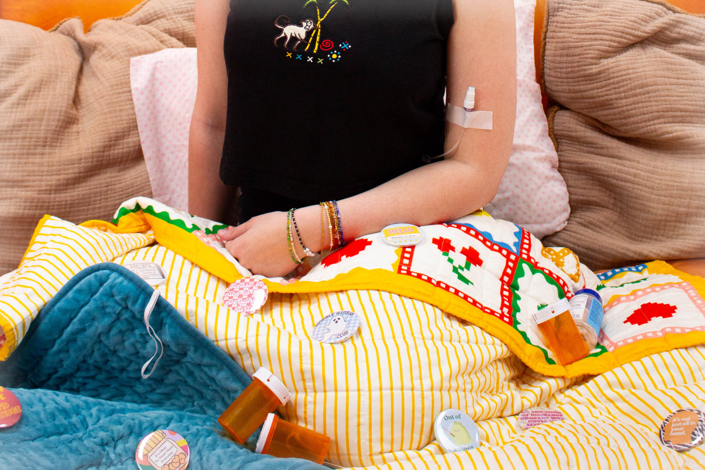 "Collecting Diagnoses" Beanie Babies Pinback Button